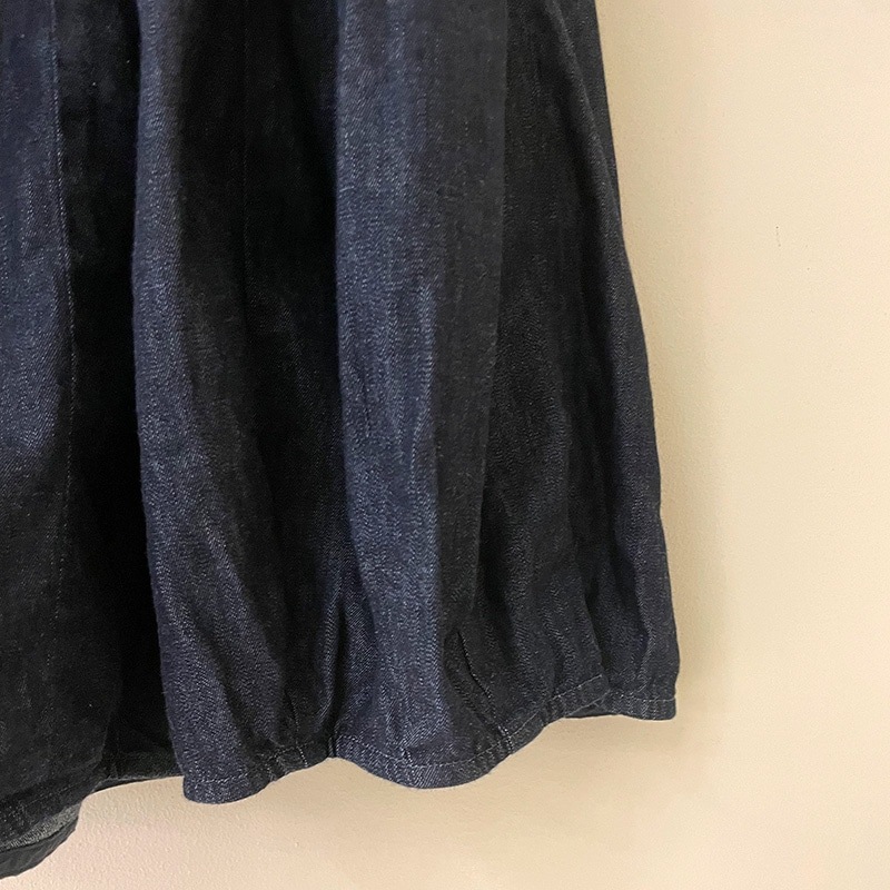 ティグルブロカンテ　6oz デニムバレル ロングスカート