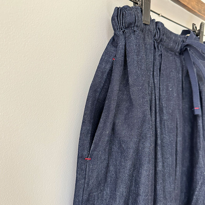 ティグルブロカンテ　6oz デニムバレル ロングスカート