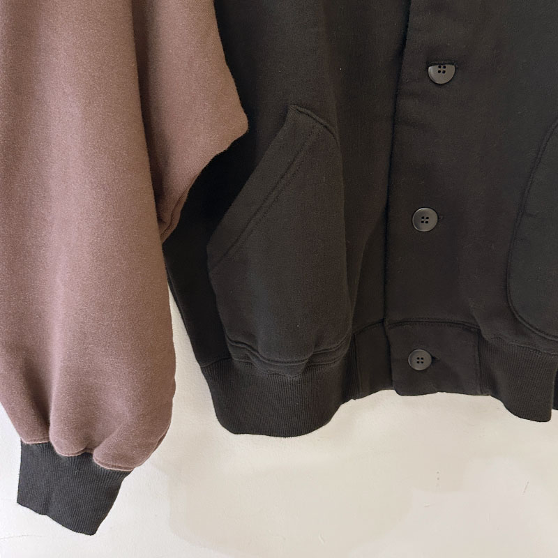 ティグルブロカンテ 30/7裏毛 ベースボールジャケット unisex