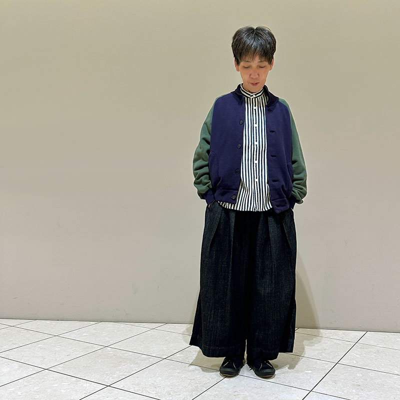 ティグルブロカンテ 30/7裏毛 ベースボールジャケット unisex