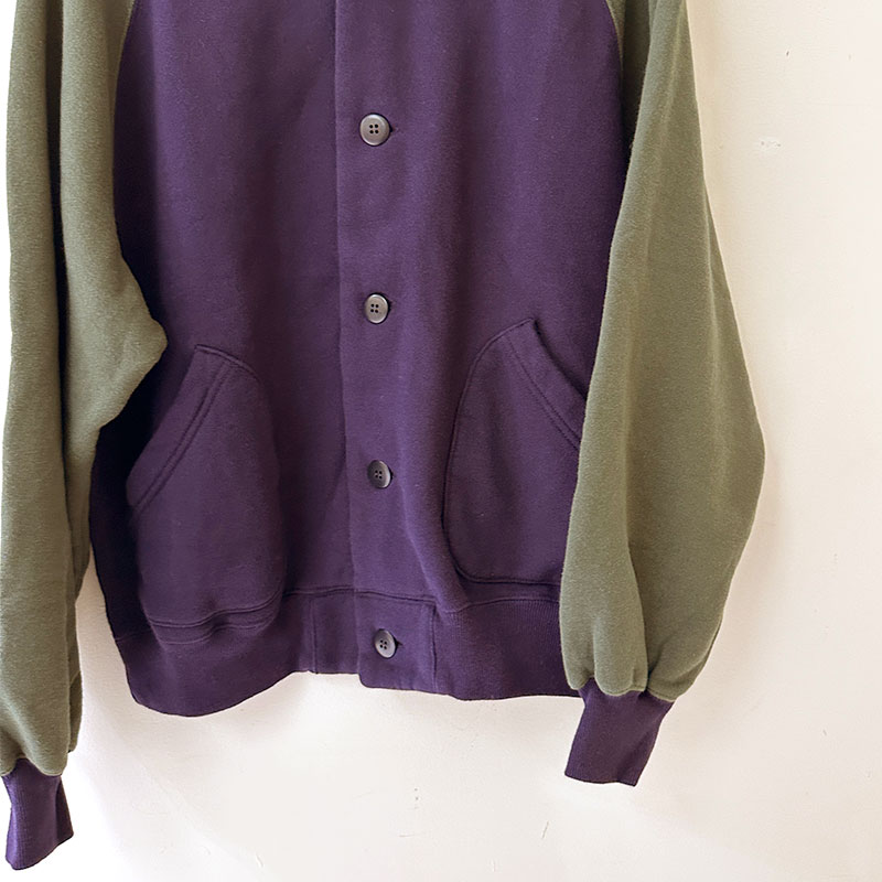 ティグルブロカンテ 30/7裏毛 ベースボールジャケット unisex