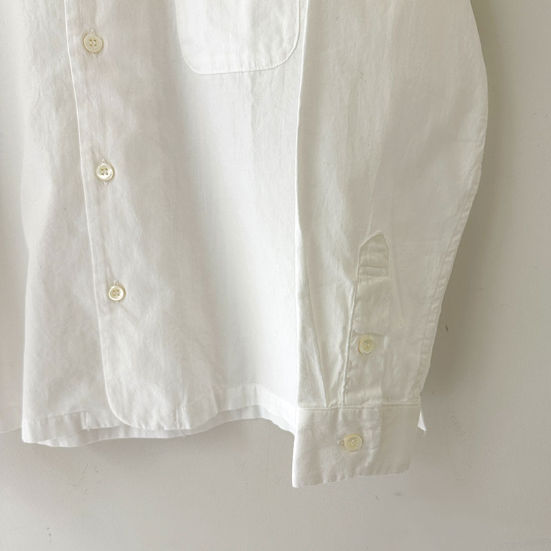 ティグルブロカンテ オーガニックツイル ラウンドカラーベニスビーチシャツ unisex