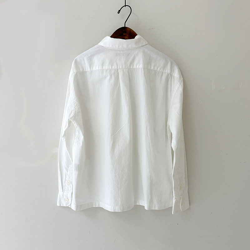 ティグルブロカンテ オーガニックツイル ラウンドカラーベニスビーチシャツ unisex