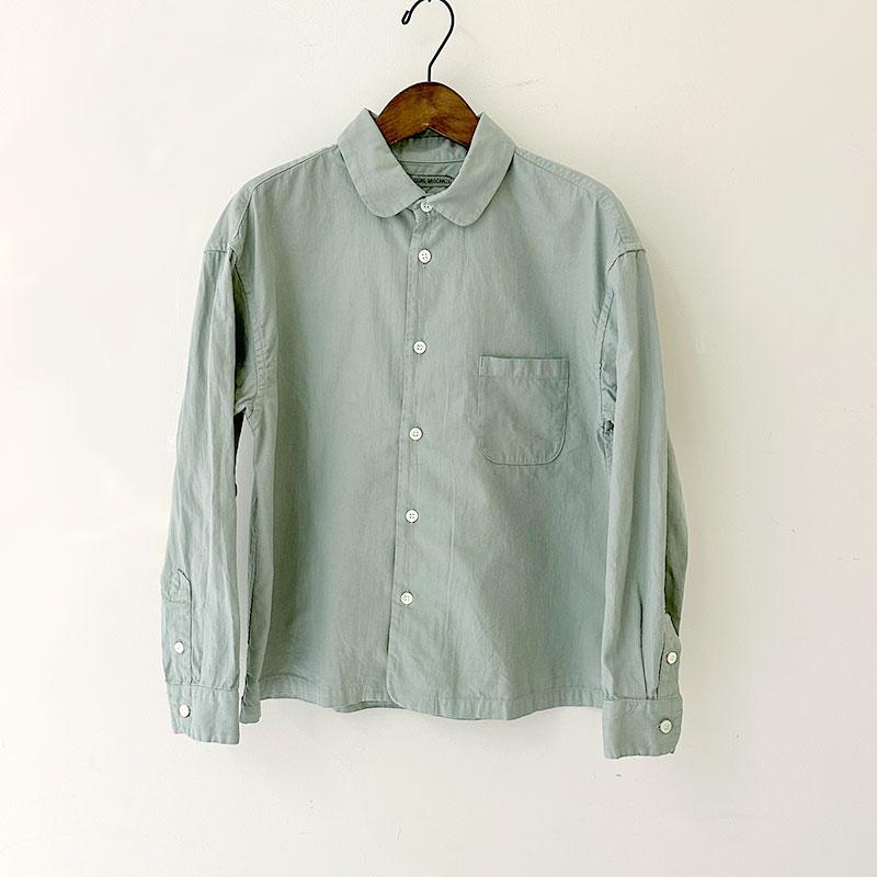 ティグルブロカンテ オーガニックツイル ラウンドカラーベニスビーチシャツ unisex