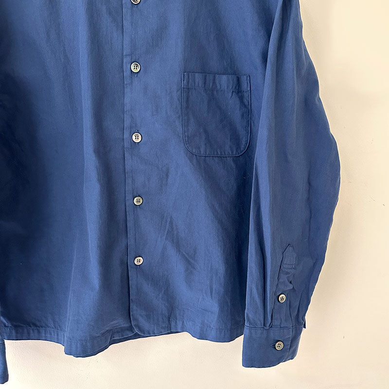 ティグルブロカンテ オーガニックツイル ラウンドカラーベニスビーチシャツ unisex