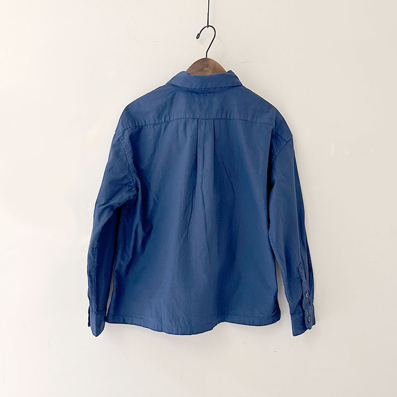 ティグルブロカンテ オーガニックツイル ラウンドカラーベニスビーチシャツ unisex