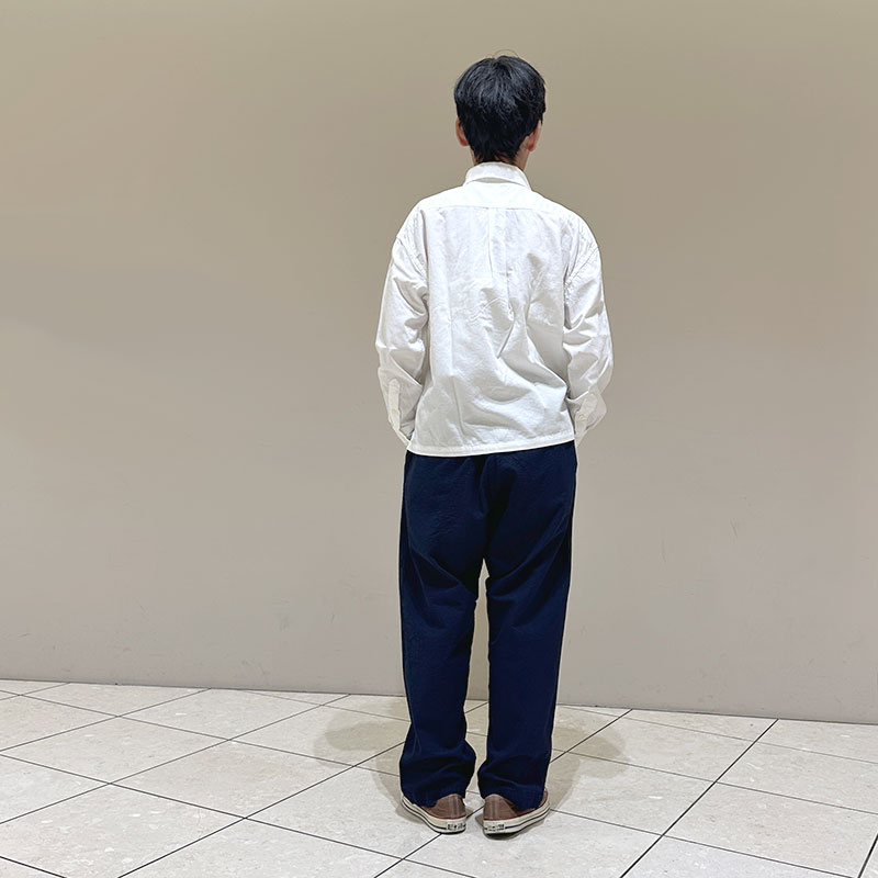 ティグルブロカンテ オーガニックツイル ラウンドカラーベニスビーチシャツ unisex