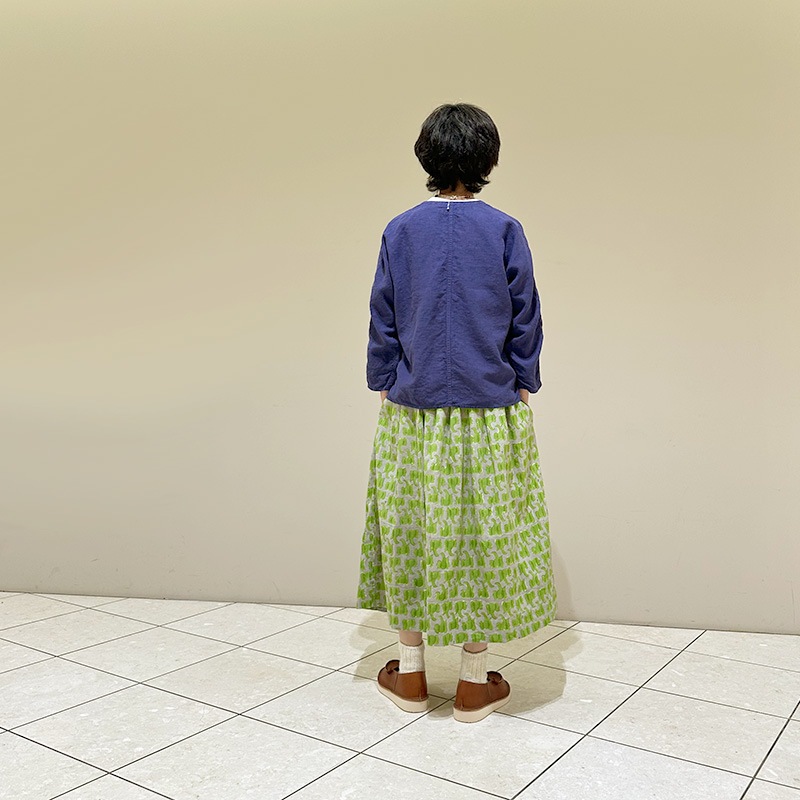 ティグルブロカンテ 40リネン Vネックストールマンシャツ unisex