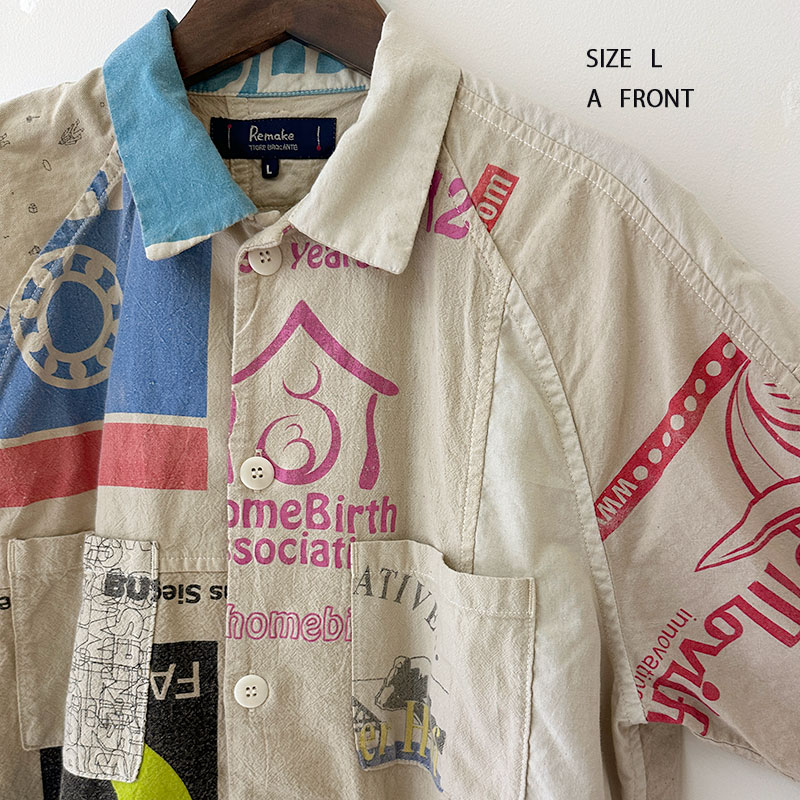 ティグルブロカンテ プリントトートMIX ベニスラグランS/Sシャツ unisex