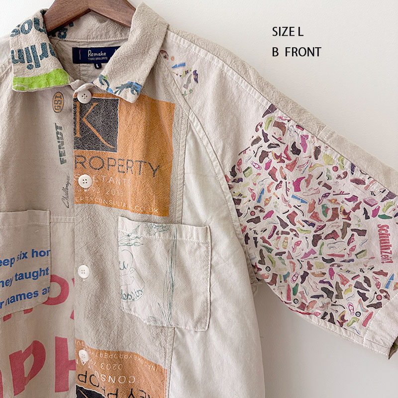 ティグルブロカンテ プリントトートMIX ベニスラグランS/Sシャツ unisex