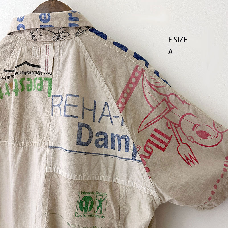 ティグルブロカンテ プリントトートMIX ベニスラグランS/Sシャツ unisex