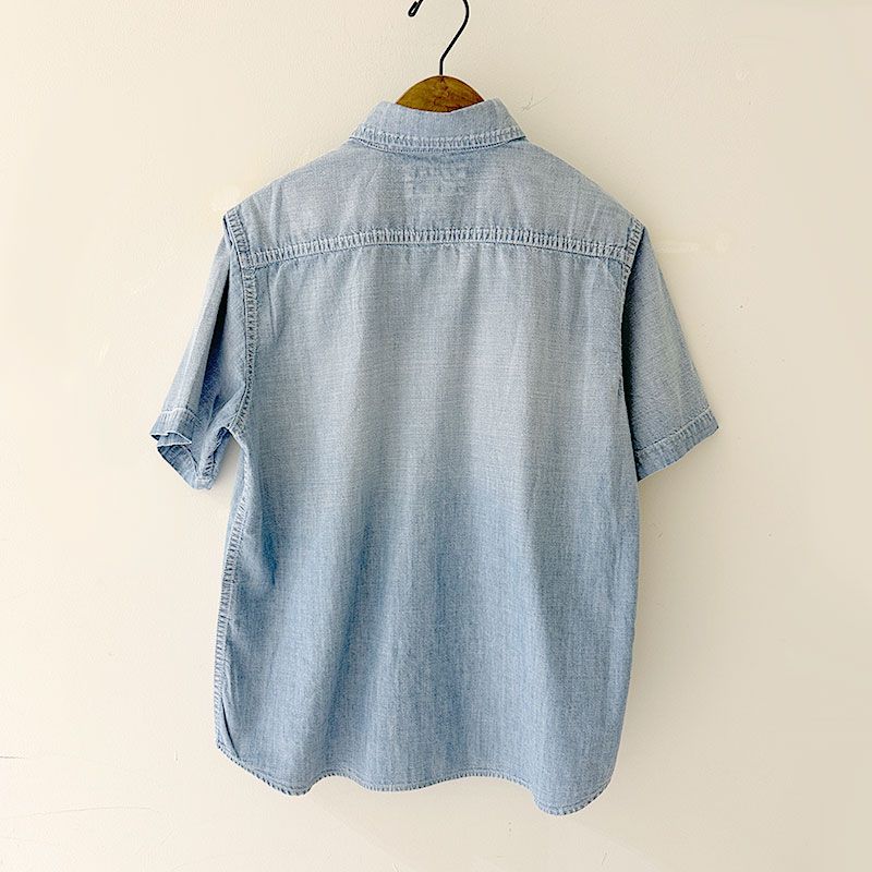 ティグルブロカンテ 4.5ozシャンブレー レギュラーワークS/Sシャツ unisex Hand Fade