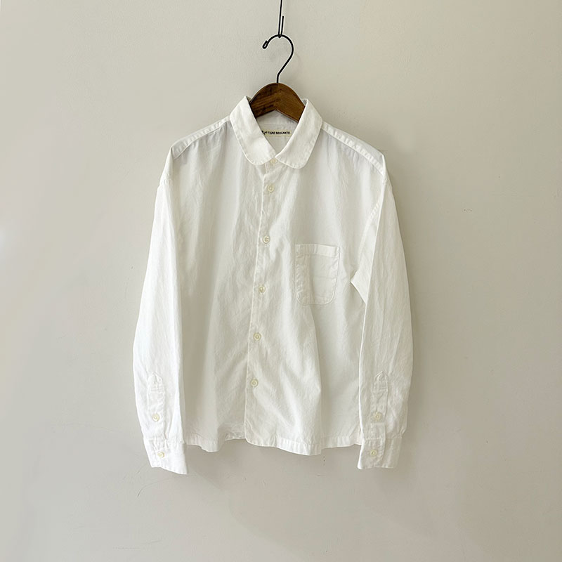 ティグルブロカンテ オーガニックツイル ラウンドカラーベニスビーチシャツ unisex