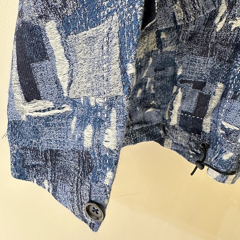 FUNSET OF ART ファンセットオブアート INDジャガードBOROスモックJKT