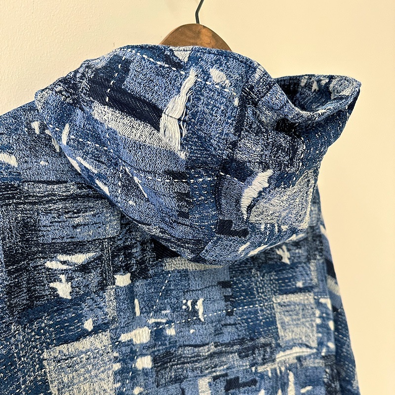 FUNSET OF ART ファンセットオブアート INDジャガードBOROスモックJKT