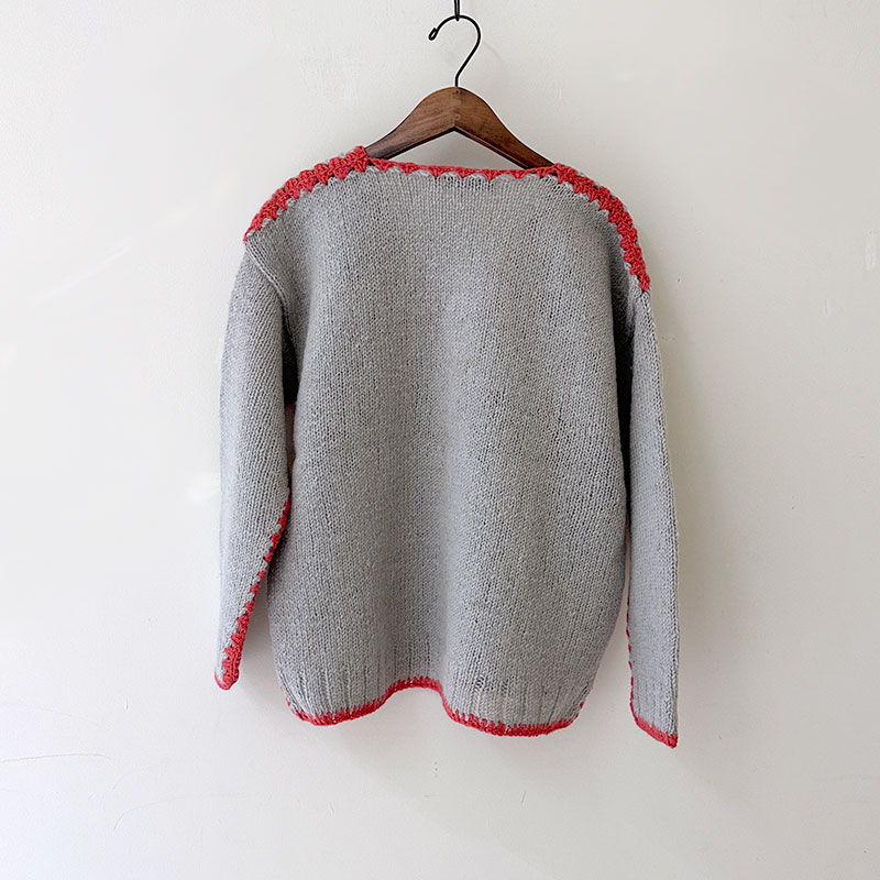 ティグルブロカンテ ネットワークニット カーディガン unisex