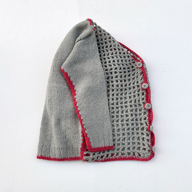 ティグルブロカンテ ネットワークニット カーディガン unisex