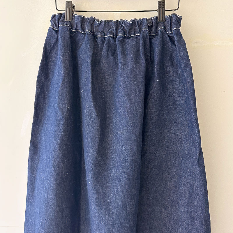 ティグルブロカンテ C/Liデニム ベイカースカート Indigo