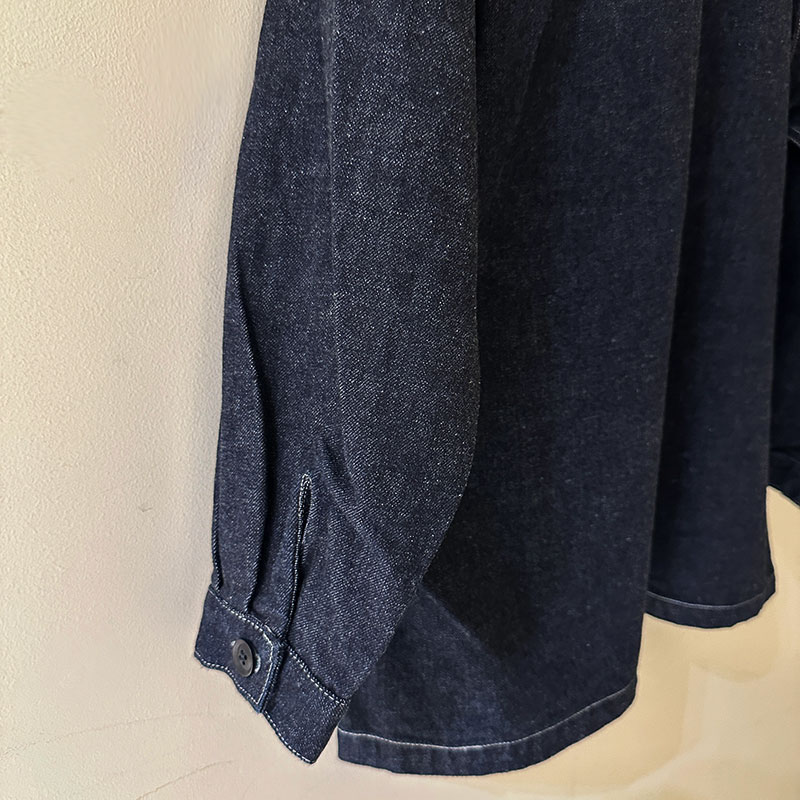 ティグルブロカンテ 12.75ozDenim タックシャツジャケット Indigo