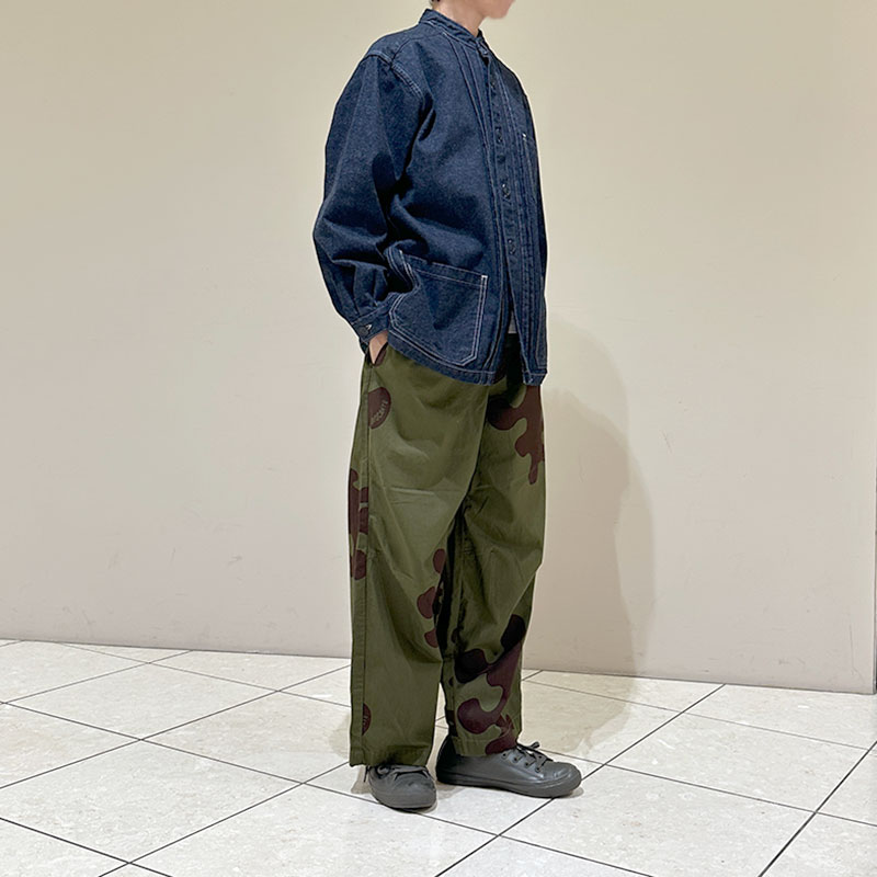 ティグルブロカンテ 12.75ozDenim タックシャツジャケット Indigo