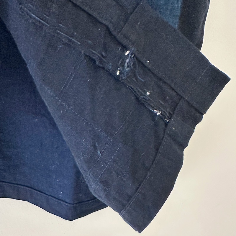 ティグルブロカンテ 藍の古布 オープンレギュラーベスト Indigo