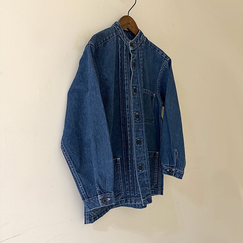 ティグルブロカンテ 12.75ozDenim タックシャツジャケット Fade