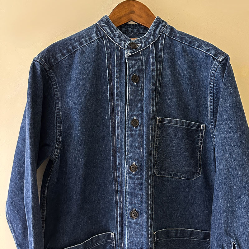 ティグルブロカンテ 12.75ozDenim タックシャツジャケット Fade