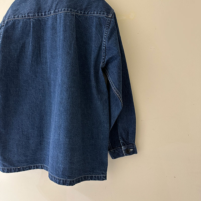 ティグルブロカンテ 12.75ozDenim タックシャツジャケット Fade