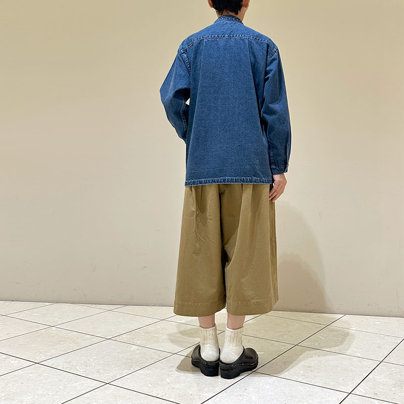 ティグルブロカンテ 12.75ozDenim タックシャツジャケット Fade