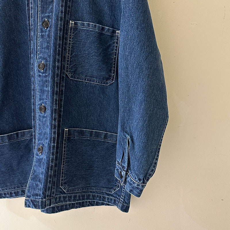 ティグルブロカンテ 12.75ozDenim タックシャツジャケット Fade
