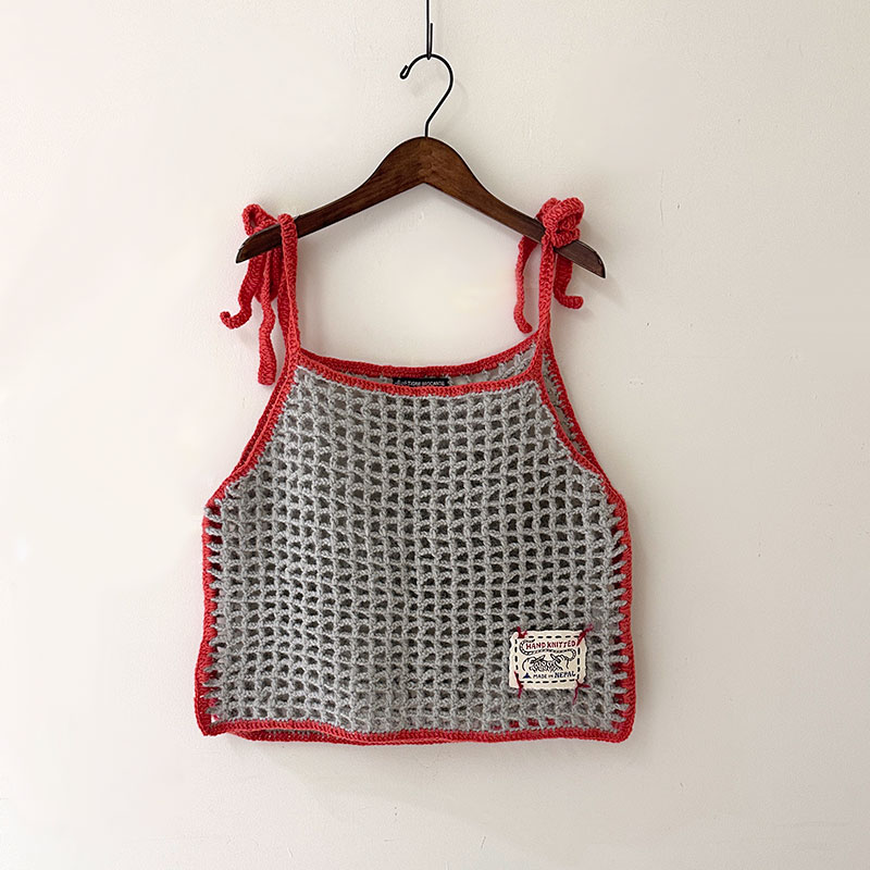 ティグルブロカンテ ネットワークニット キャミソール