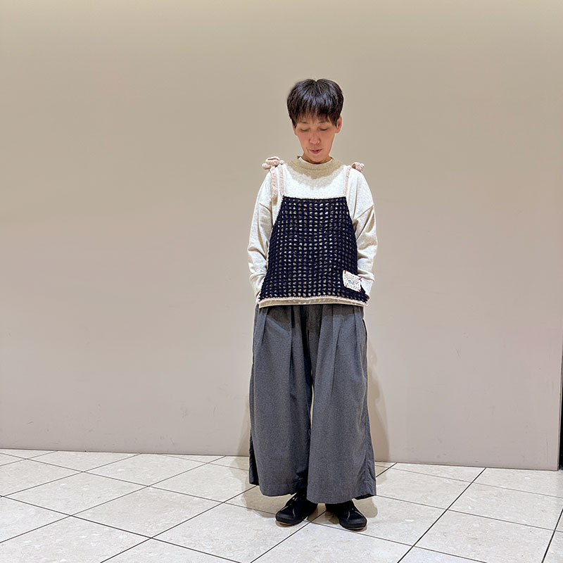 ティグルブロカンテ ネットワークニット キャミソール