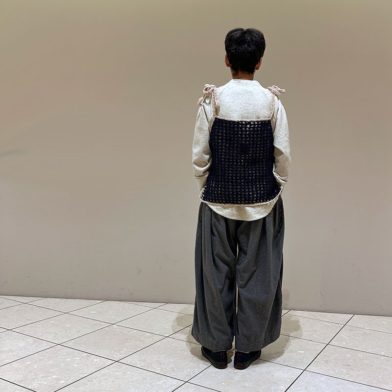 ティグルブロカンテ ネットワークニット キャミソール