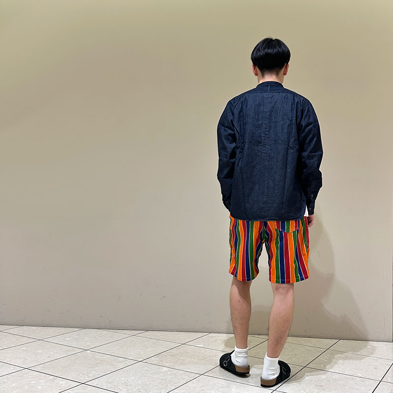 ティグルブロカンテ レインボーストライプ Easyショートパンツ unisex