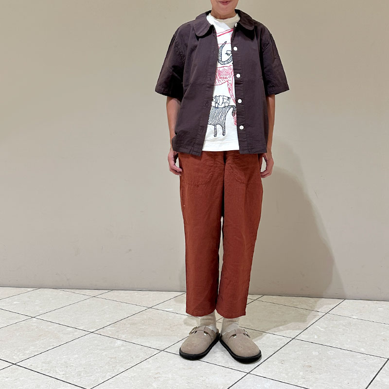 ティグルブロカンテ Lively animals刺繍Tシャツ unisex