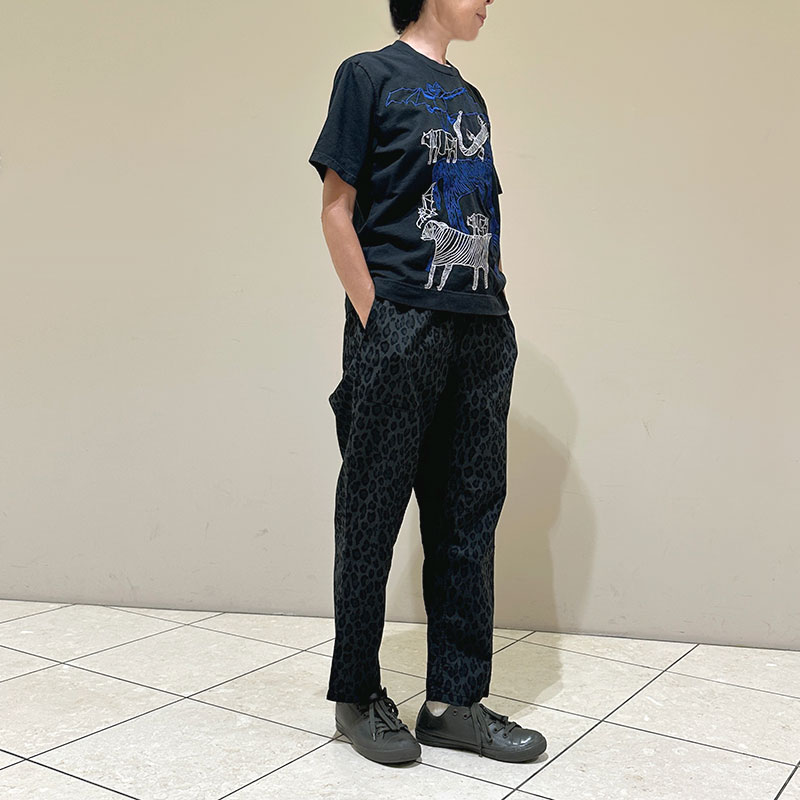 ティグルブロカンテ Lively animals刺繍Tシャツ unisex