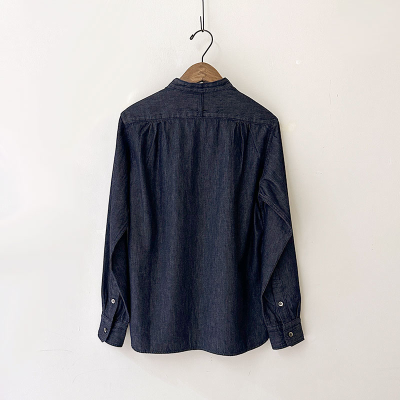 ティグルブロカンテ 6オンスデニム　スタンドカラーL/S シャツ　unisex　
