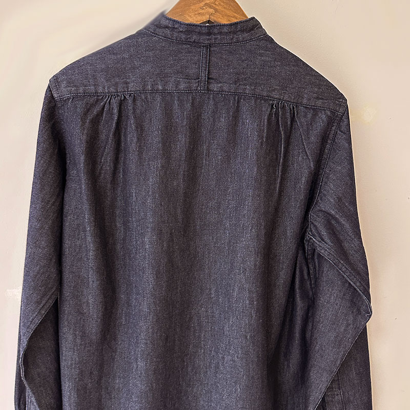 ティグルブロカンテ 6オンスデニム　スタンドカラーL/S シャツ　unisex　