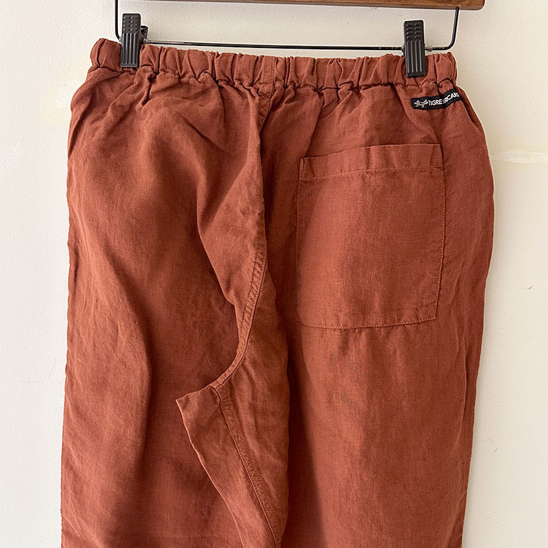 ティグルブロカンテ 40/1中密度リネン タゴサクパンツ unisex