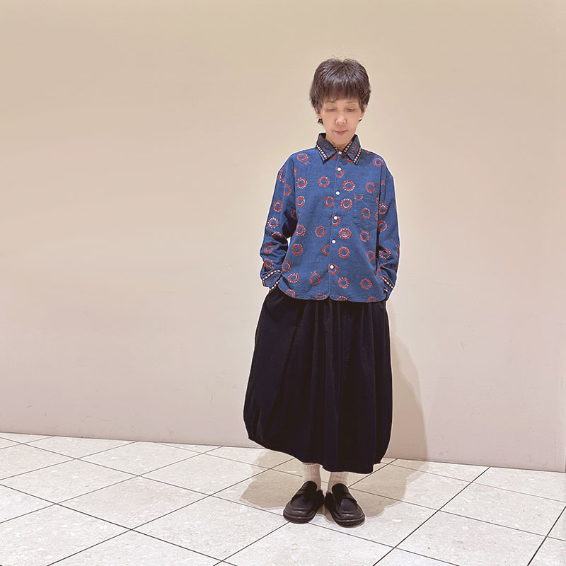 ティグルブロカンテ Le Soleil Print Regular Wide Shirt