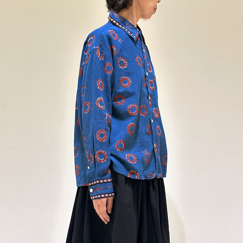 ティグルブロカンテ Le Soleil Print Regular Wide Shirt