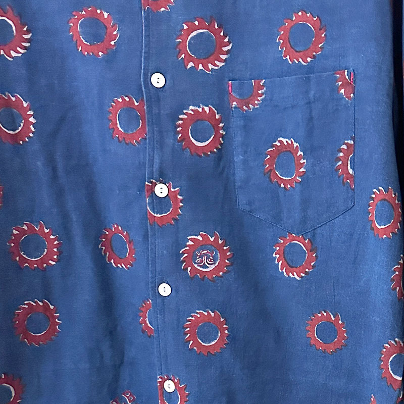 ティグルブロカンテ Le Soleil Print Regular Wide Shirt