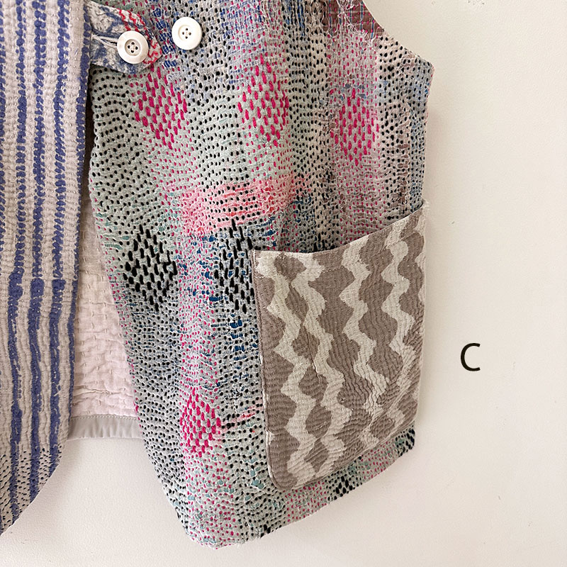 ティグルブロカンテ ヴィンテージカンタMix Bigポケットベスト