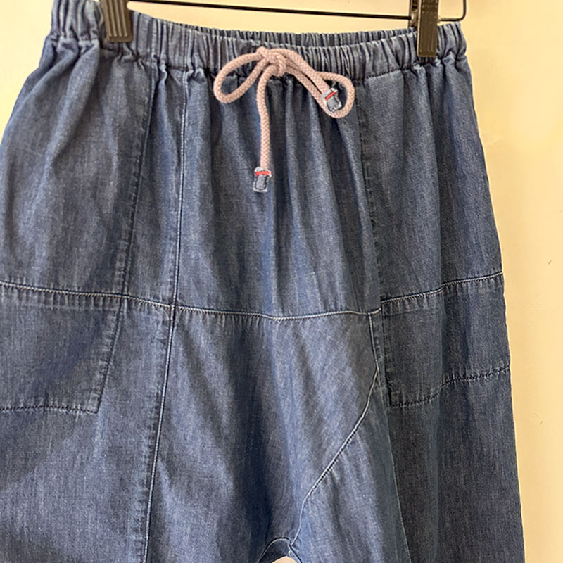 ティグルブロカンテ 6オンスデニム ムエタイ8分丈パンツ