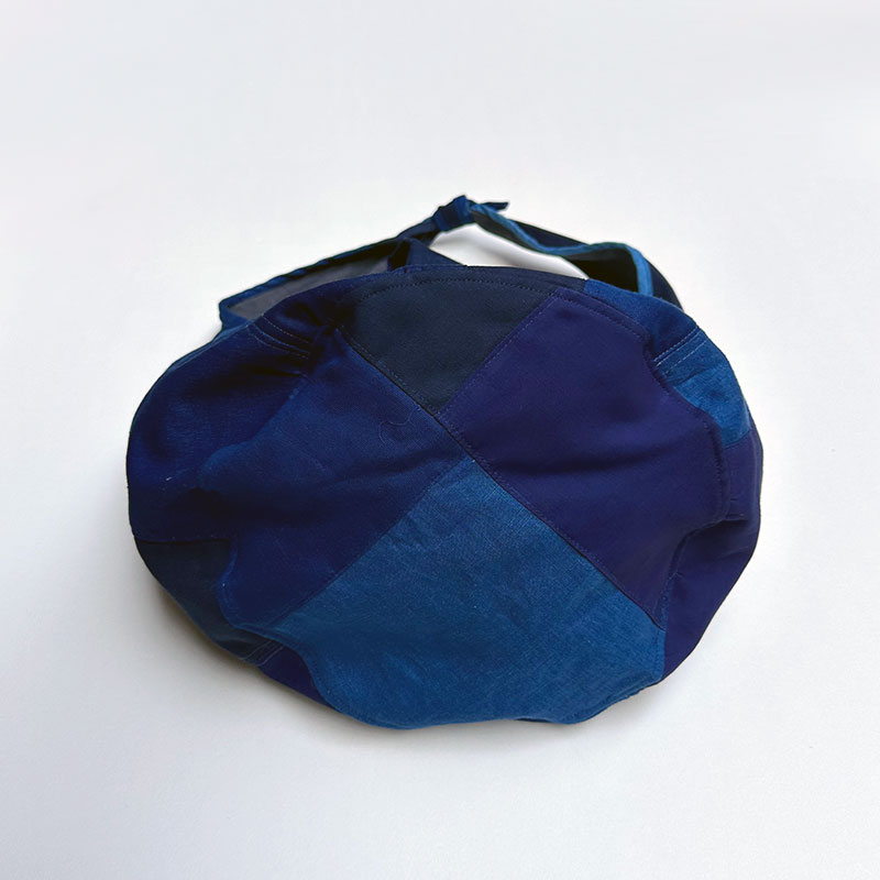 FUNSET OF ART パッチワーク風呂敷巾着BAG IDG