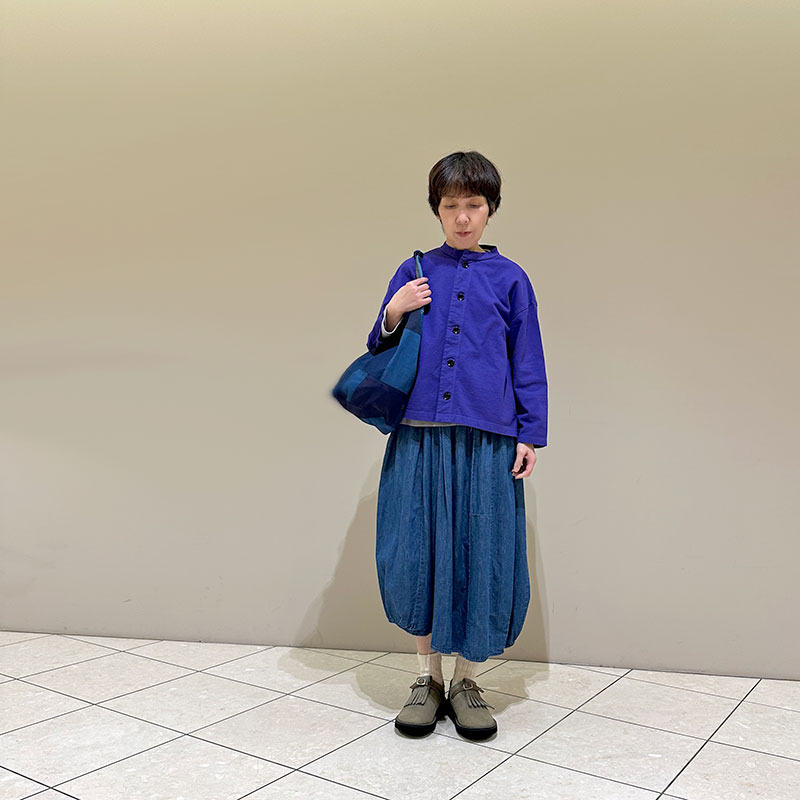 FUNSET OF ART パッチワーク風呂敷巾着BAG IDG