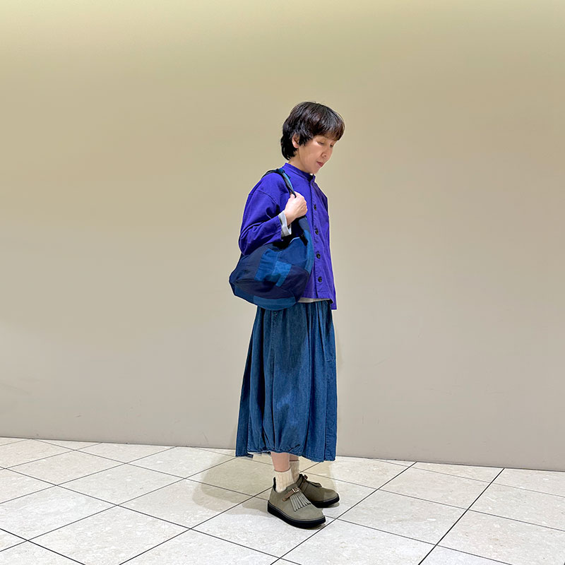 FUNSET OF ART パッチワーク風呂敷巾着BAG IDG