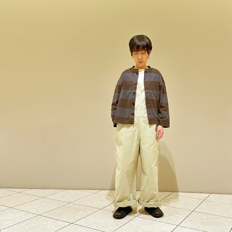 ティグルブロカンテ ワイドピッチボーダー ヤッコカーディガン unisex