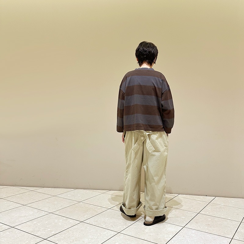 ティグルブロカンテ ワイドピッチボーダー ヤッコカーディガン unisex