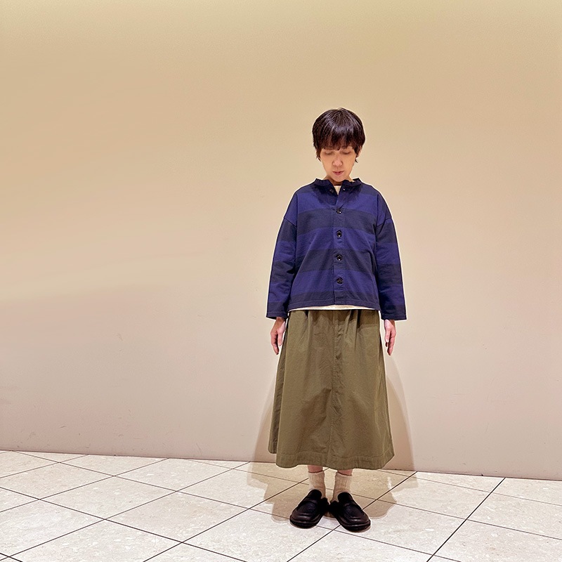 ティグルブロカンテ ワイドピッチボーダー ヤッコカーディガン unisex